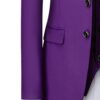 Purple Four-Piece Men’s Suit – Slim Fit Formal Wear For Weddings & Business