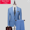 Light Blue Three-Piece Men’s Suit – Slim Fit  | Perfect For Formal Occasions