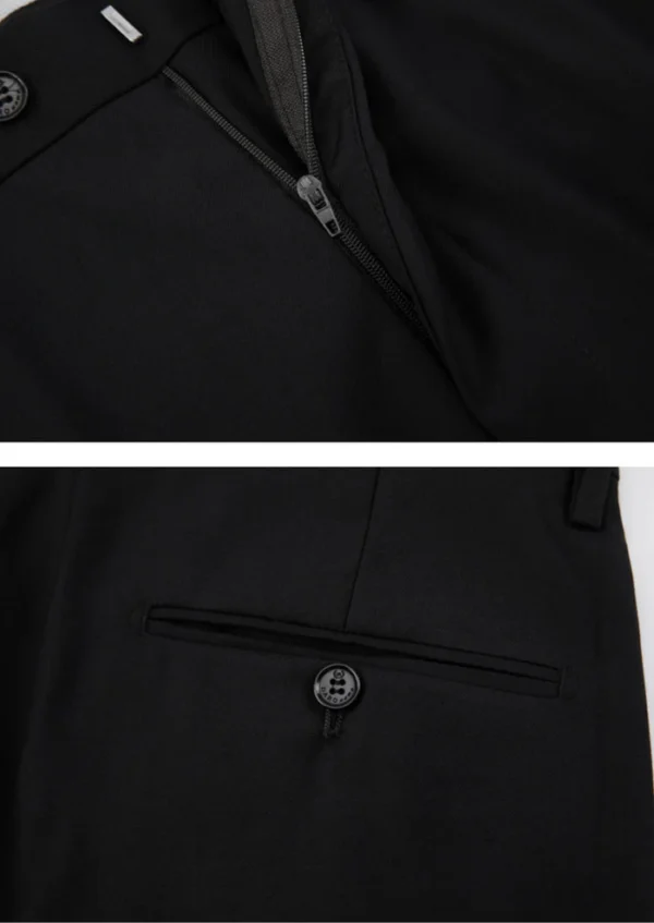 Men’s White Tuxedo Suit with Crystal-Embellished Lapels