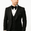 Premium Black Luxury 3-Piece Tuxedo Suit