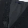 Men’s Luxury Black Tuxedo with Sparkling Textured Lapels