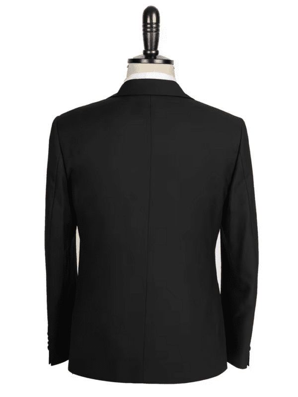 Men’s Luxury Black Tuxedo with Sparkling Textured Lapels