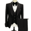 Premium Black Luxury 3-Piece Tuxedo Suit